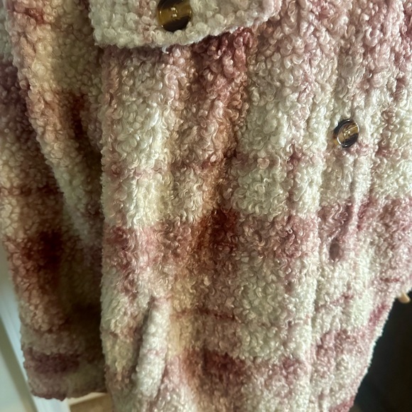 Cozy warm Sherpa ladies coat medium - Picture 2 of 5